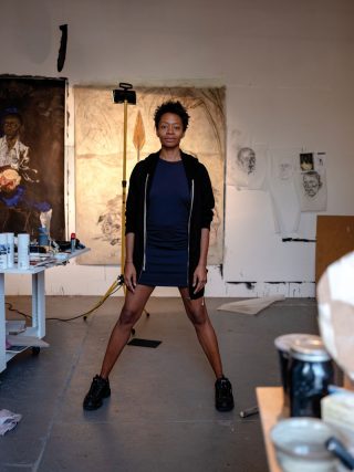 Schirn Presse Kara Walker in ihrem Studio 2019 c Foto Ari Marcopoulos