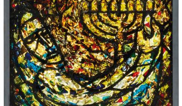 ausstellung jued museum Mosaik Anzuenden der Chanukka Lichter Juedisches Museum Frankfurt
