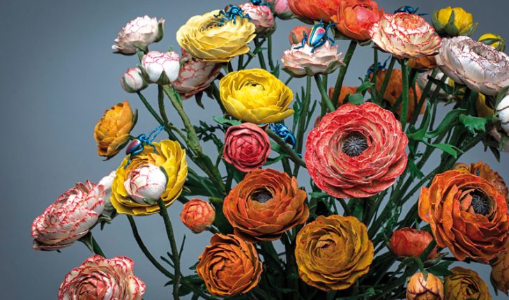 kunst sinclair BE Bertozzi Casoni Vaso con mazzo di fiori 2018 Detail web Fluegelschlag