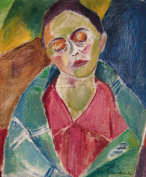 museen fmw Edith Auerbach Selbstportrait Farbe